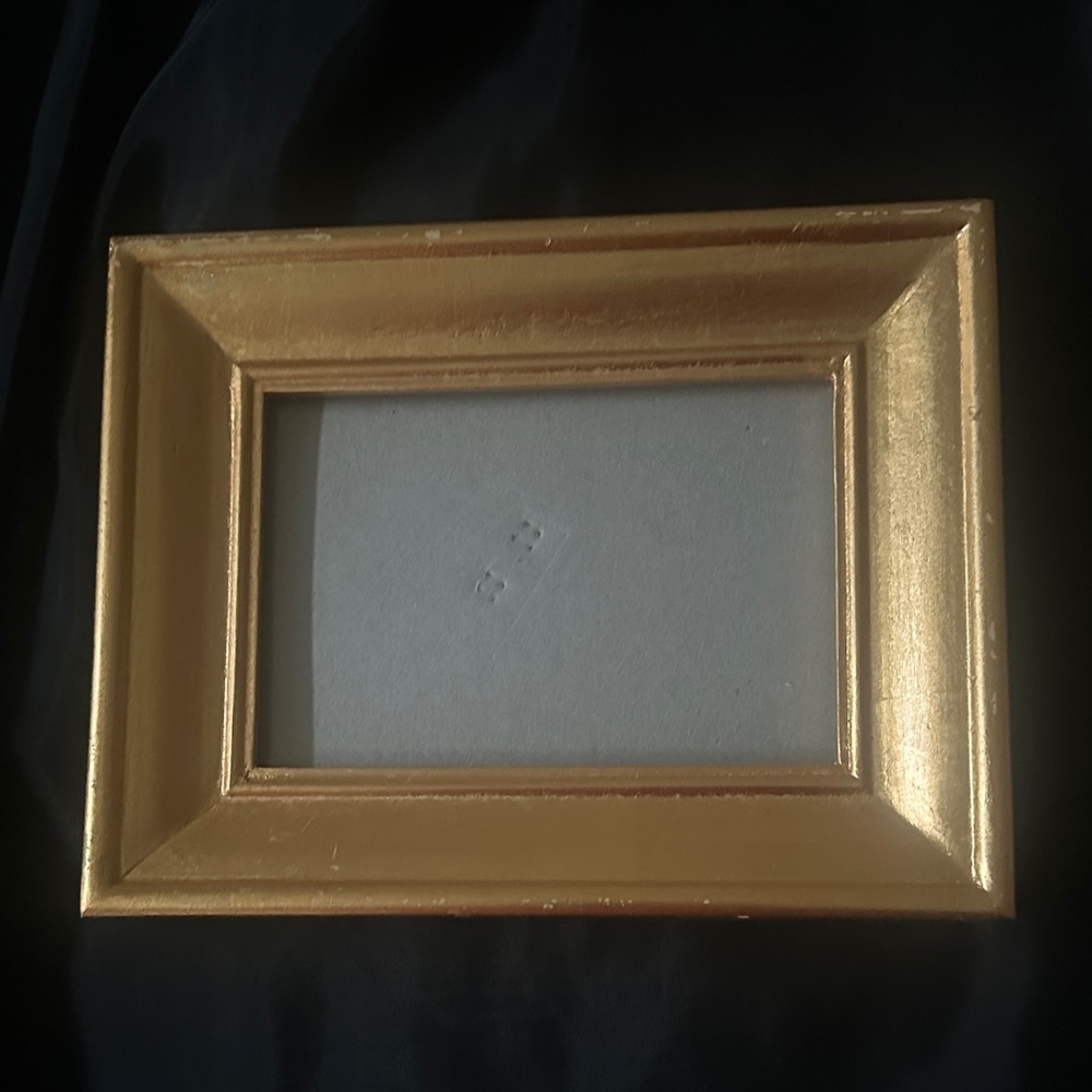 Gold Picture Frame 7 1/2 x 9 1/2